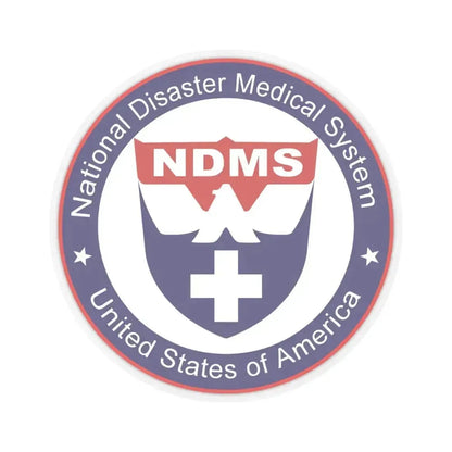 National Disaster Medical System - STICKER Vinyl Kiss-Cut Decal 6 Inch Transparent - The Sticker Space
