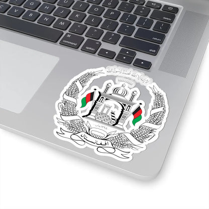National Emblem of Afghanistan 001 (Afghanistan) (Coat of Arms) STICKER Vinyl Kiss-Cut Decal - The Sticker Space