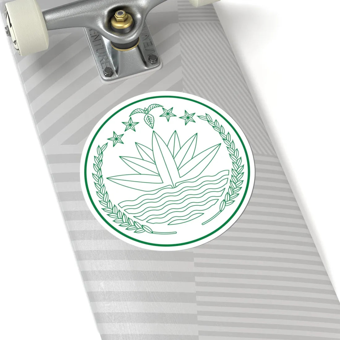 National Emblem of Bangladesh 1972-2010 (Bangladesh) (Coat of Arms) STICKER Vinyl Kiss-Cut Decal - The Sticker Space