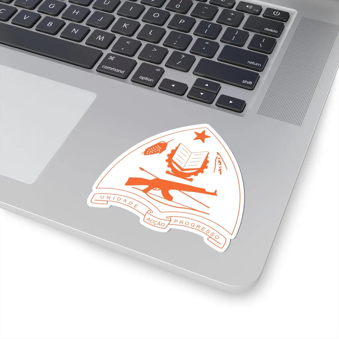 National emblem of East Timor 1975 (Coat of Arms) STICKER Vinyl Kiss-Cut Decal - The Sticker Space