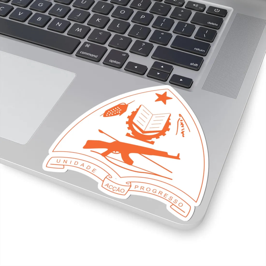National emblem of East Timor 1975 (Coat of Arms) STICKER Vinyl Kiss-Cut Decal - The Sticker Space
