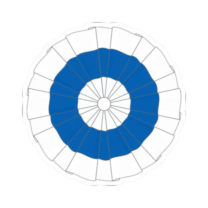 National Emblem of Greece 1822 (Greece) (Coat of Arms) STICKER Vinyl Kiss-Cut Decal 2 Inch White - The Sticker Space