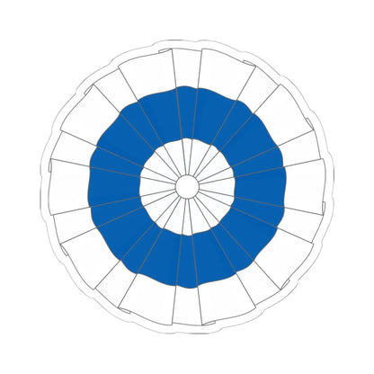 National Emblem of Greece 1822 (Greece) (Coat of Arms) STICKER Vinyl Kiss-Cut Decal 6 Inch White - The Sticker Space