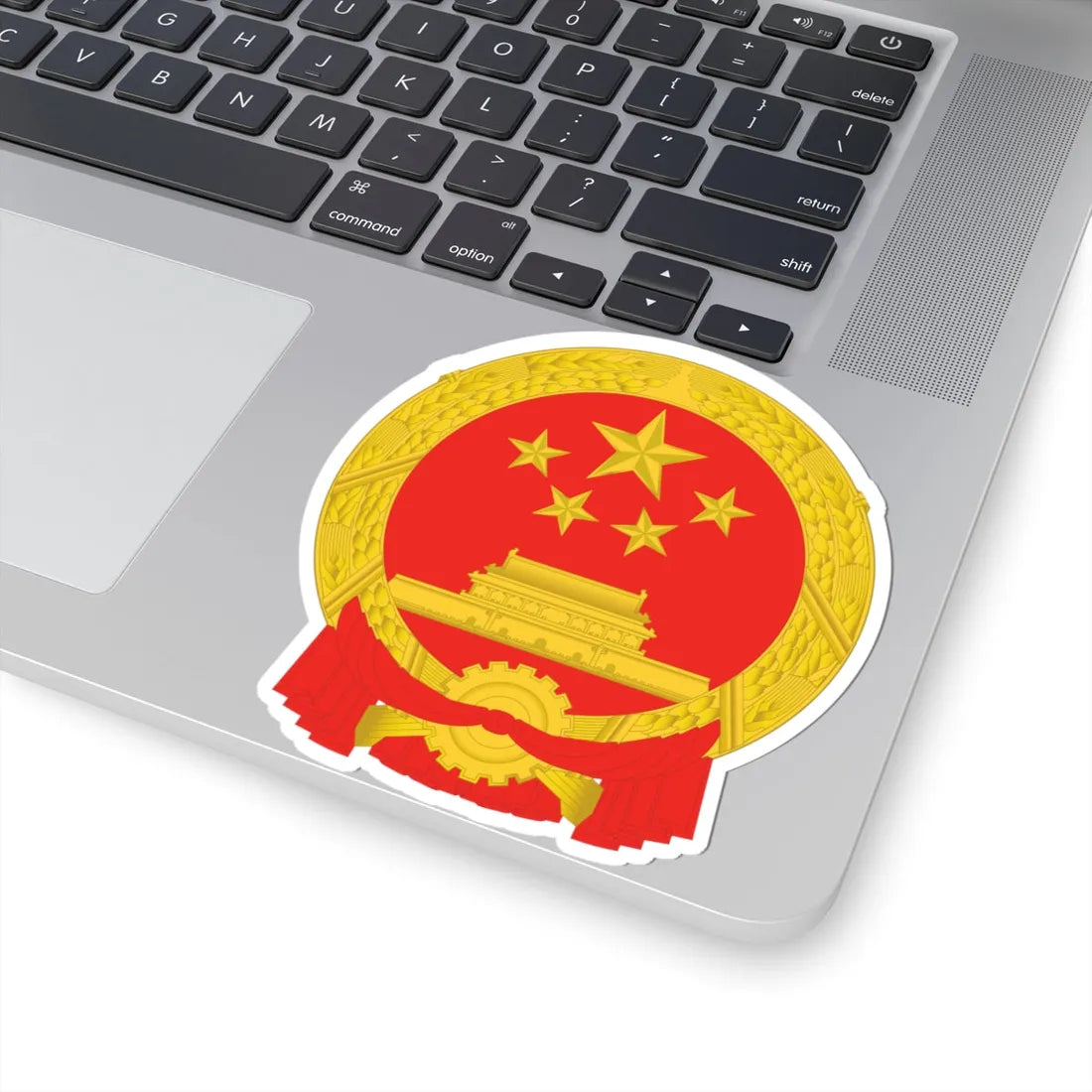 National Emblem of the Peoples Republic of China 2 (China) (Coat of Arms) STICKER Vinyl Kiss-Cut Decal - The Sticker Space