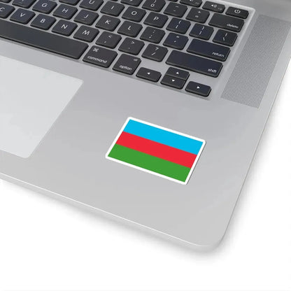 National flag of Azerbaijan (Azerbaijan) STICKER Vinyl Kiss-Cut Decal - The Sticker Space