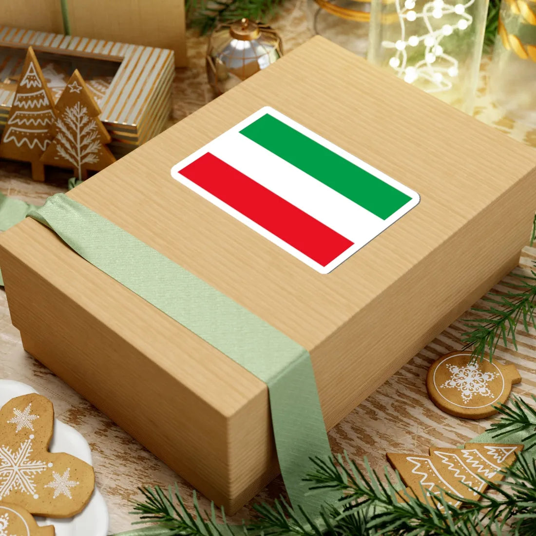 National flag of Iran (Iran) STICKER Vinyl Kiss-Cut Decal - The Sticker Space