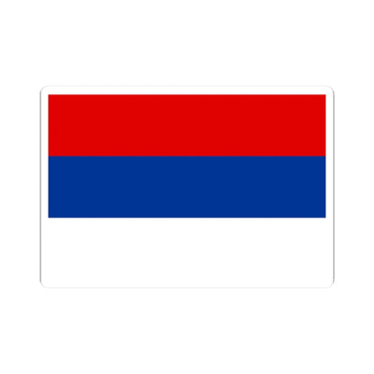 National Flag of Serbia (Serbia) STICKER Vinyl Kiss-Cut Decal 2 Inch White - The Sticker Space
