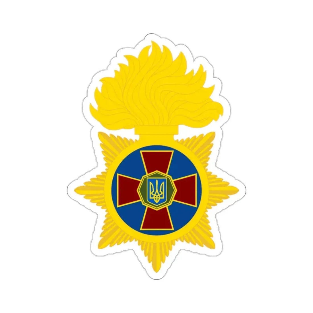 National Guard of Ukraine STICKER Vinyl Die-Cut Decal 2 Inch - The Sticker Space
