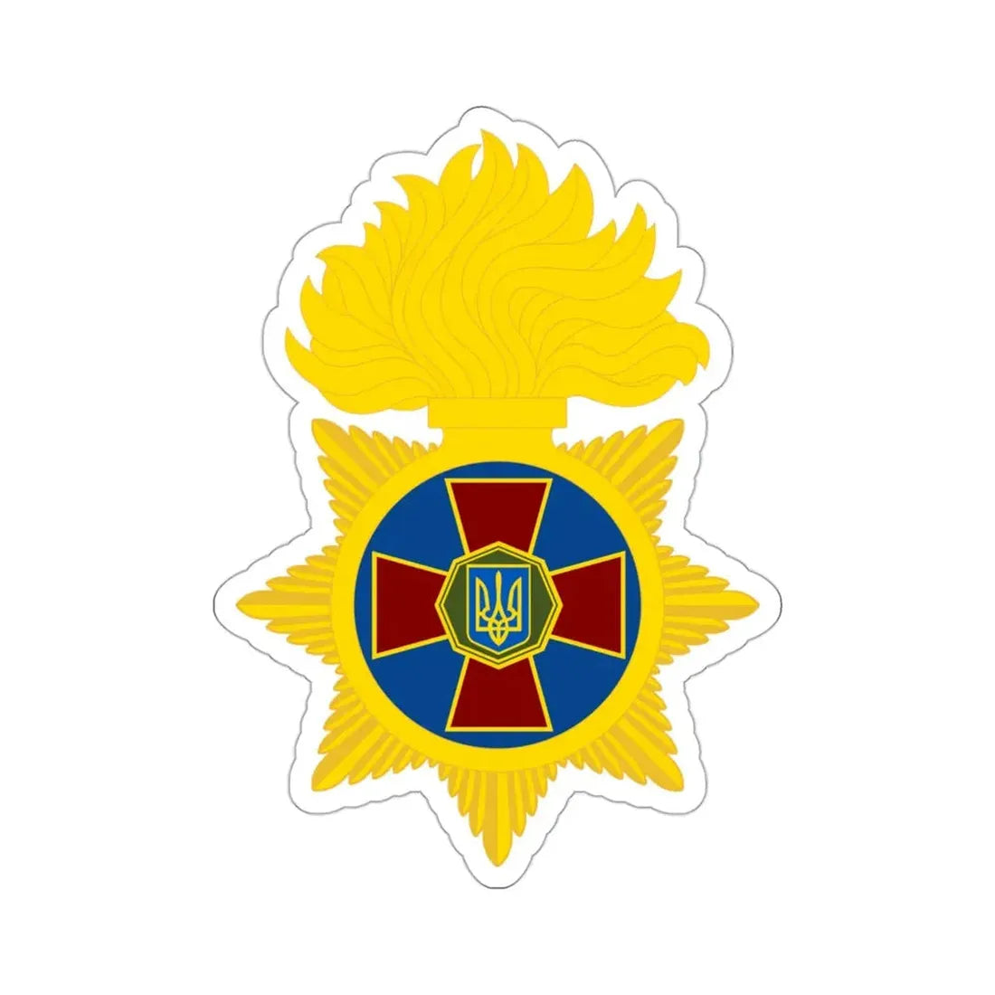 National Guard of Ukraine STICKER Vinyl Die-Cut Decal 3 Inch - The Sticker Space