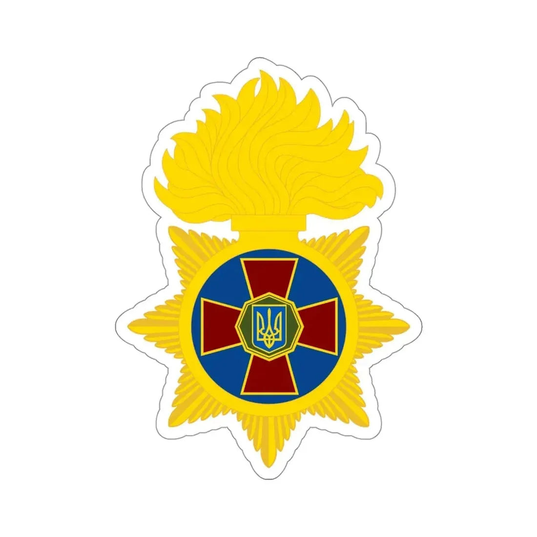 National Guard of Ukraine STICKER Vinyl Die-Cut Decal 4 Inch - The Sticker Space