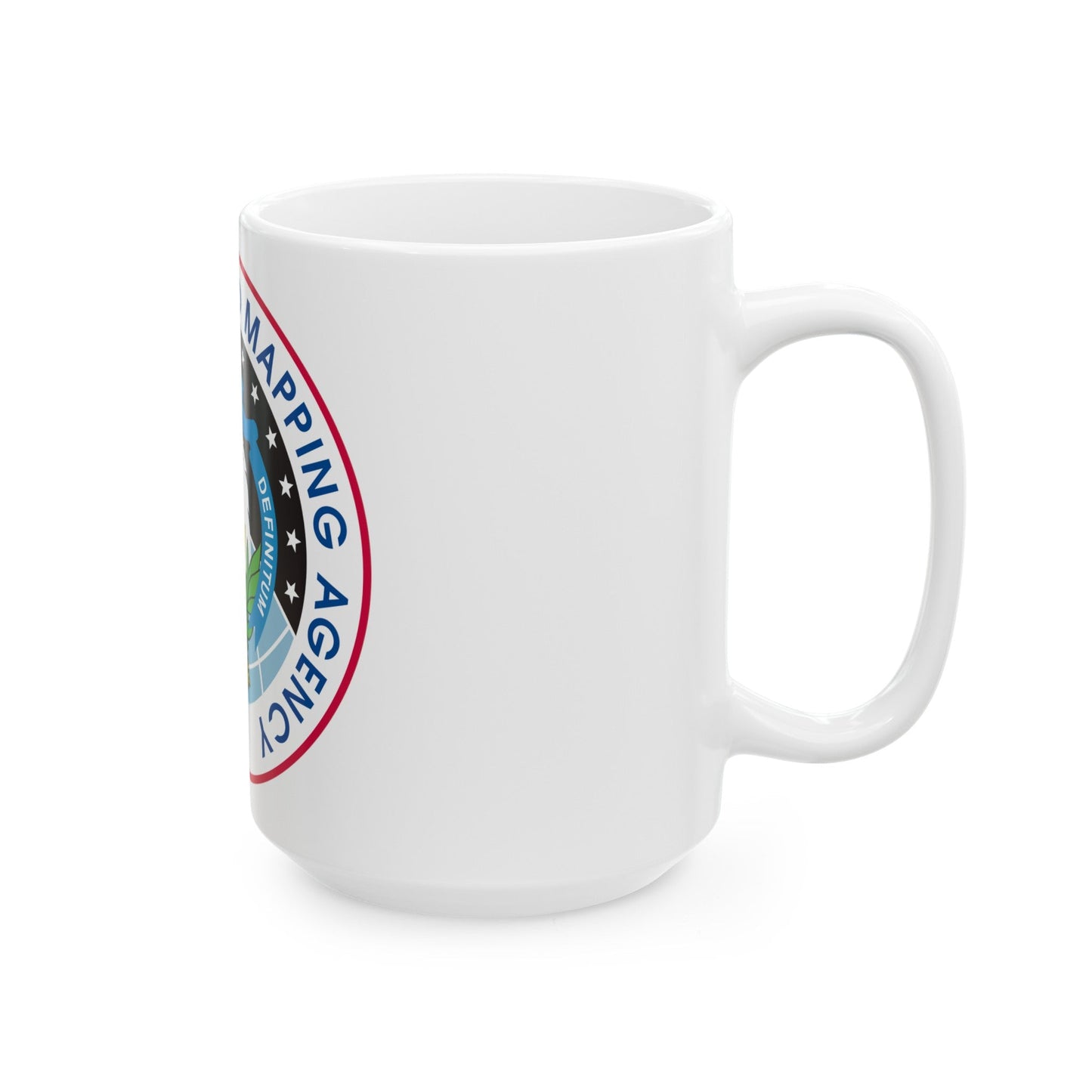 National Imagery and Mapping Agency NIMA - White Coffee Mug-The Sticker Space