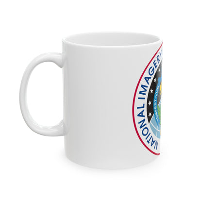 National Imagery and Mapping Agency NIMA - White Coffee Mug-The Sticker Space