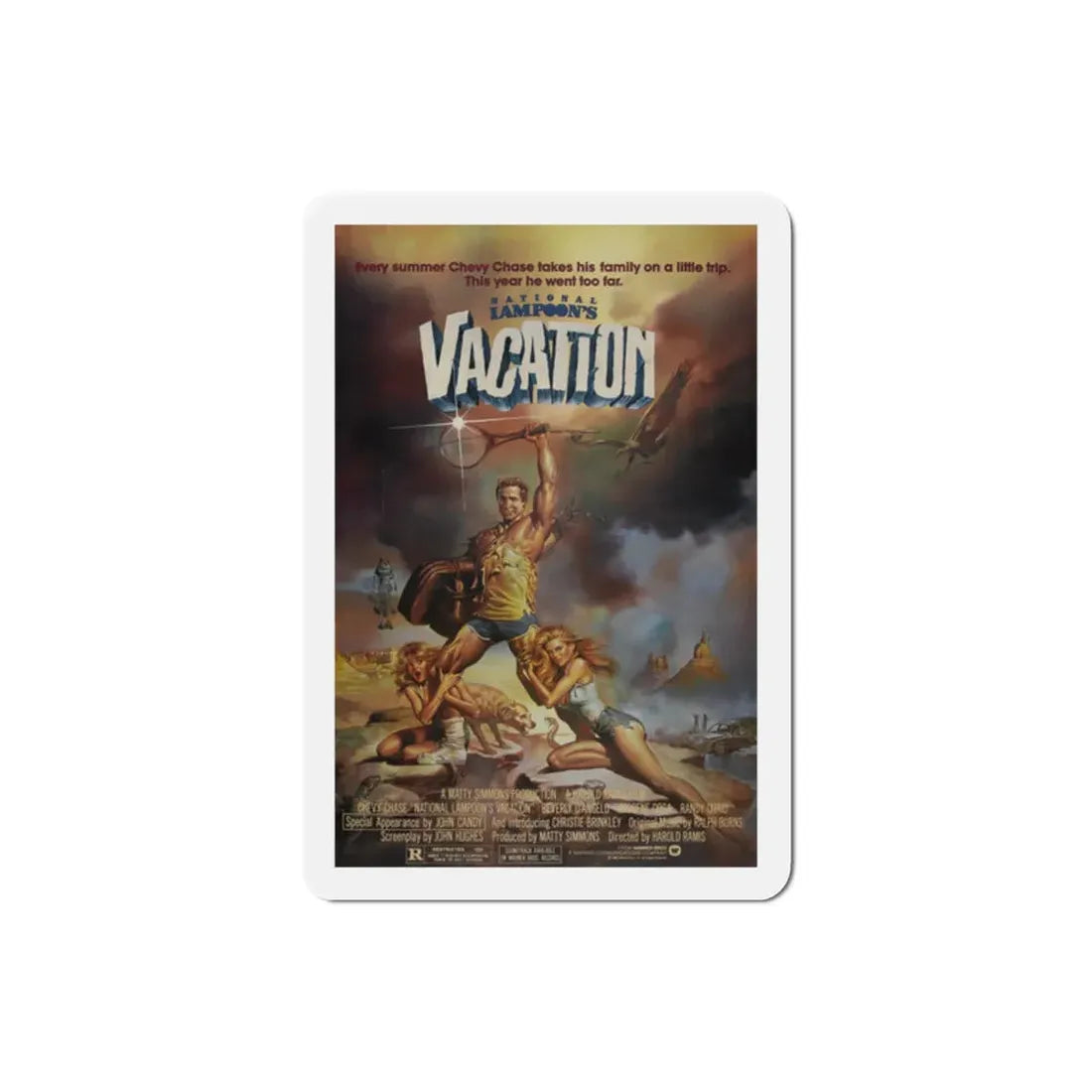 National Lampoon's Vacation 1983 Movie Poster Refrigerator Magnet - The Sticker Space