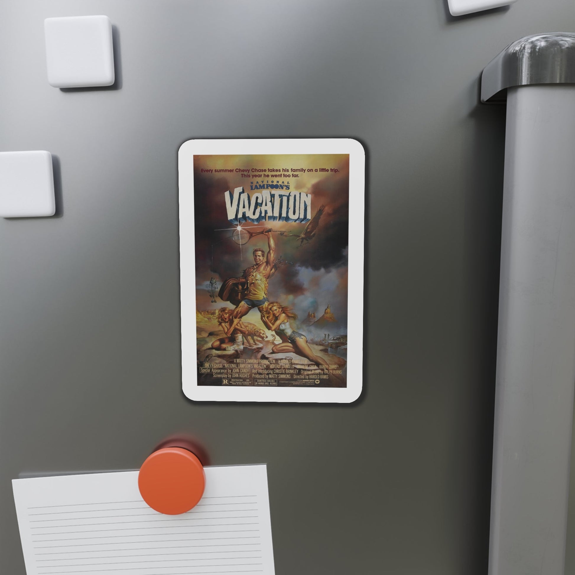 National Lampoon's Vacation 1983 Movie Poster Die-Cut Magnet-The Sticker Space