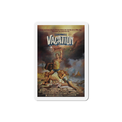 National Lampoon's Vacation 1983 Movie Poster Die-Cut Magnet-2" x 2"-The Sticker Space