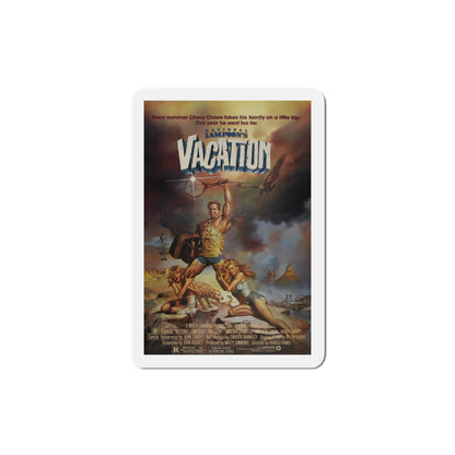 National Lampoon's Vacation 1983 Movie Poster Die-Cut Magnet-3" x 3"-The Sticker Space