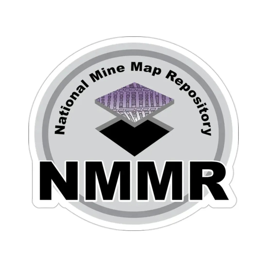 National Mine Map Repository STICKER Vinyl Die-Cut Decal 2 Inch - The Sticker Space