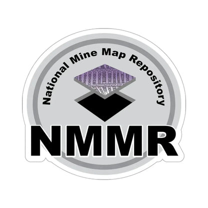 National Mine Map Repository STICKER Vinyl Die-Cut Decal 3 Inch - The Sticker Space
