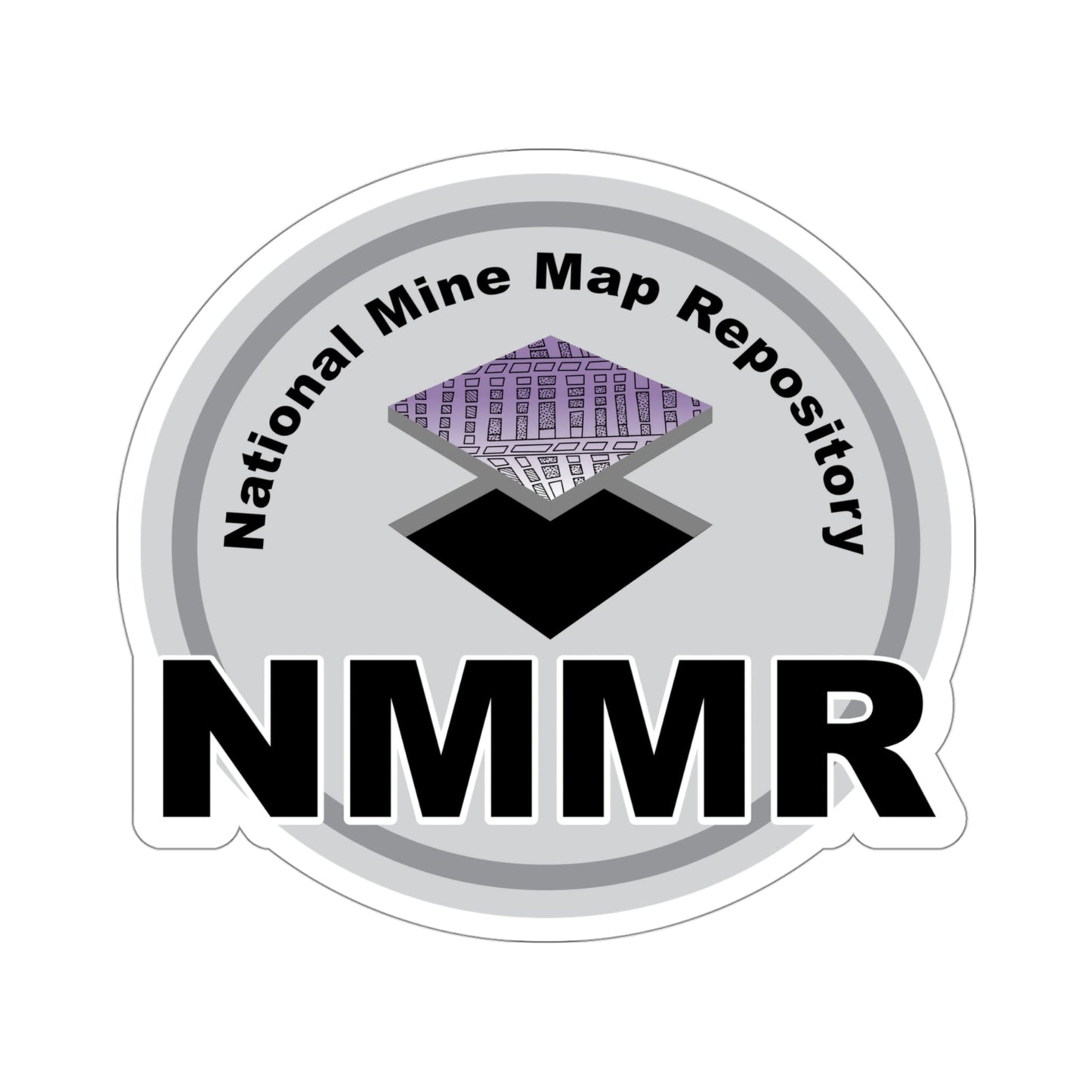 National Mine Map Repository STICKER Vinyl Die-Cut Decal-4 Inch-The Sticker Space