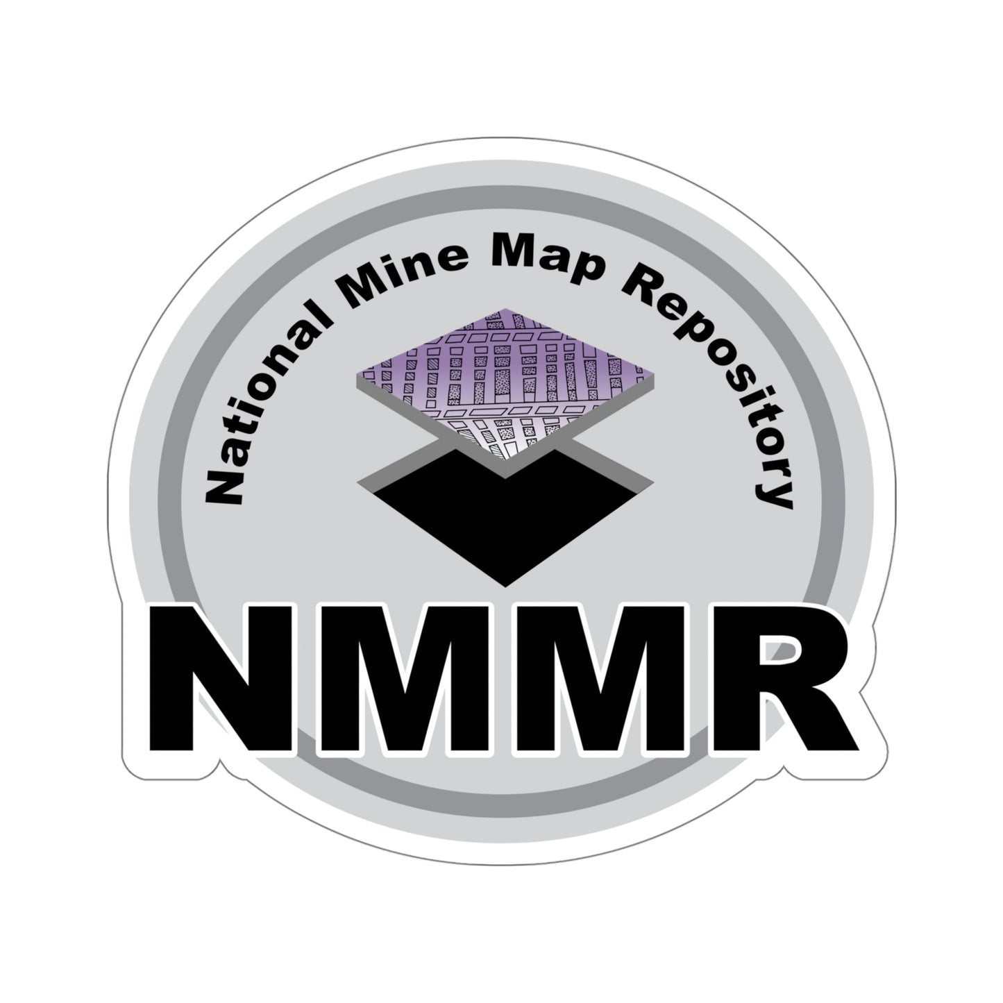 National Mine Map Repository STICKER Vinyl Die-Cut Decal-5 Inch-The Sticker Space