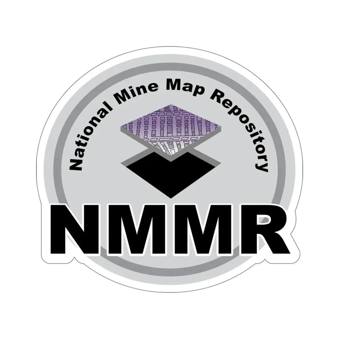 National Mine Map Repository STICKER Vinyl Die-Cut Decal 5 Inch - The Sticker Space