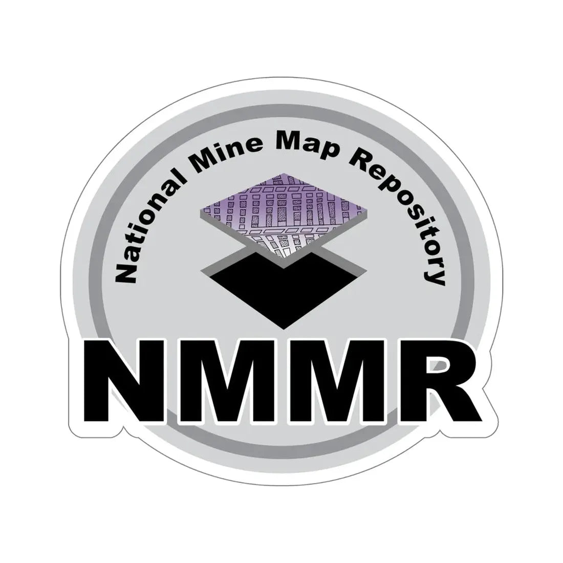 National Mine Map Repository STICKER Vinyl Die-Cut Decal - The Sticker Space