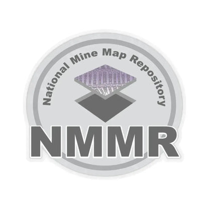 National Mine Map Repository - STICKER Vinyl Kiss-Cut Decal 2 Inch Transparent - The Sticker Space