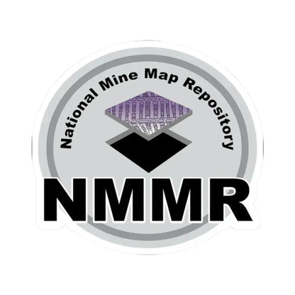 National Mine Map Repository - STICKER Vinyl Kiss-Cut Decal 2 Inch White - The Sticker Space