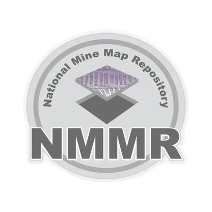 National Mine Map Repository - STICKER Vinyl Kiss-Cut Decal 3 Inch Transparent - The Sticker Space