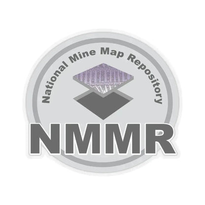 National Mine Map Repository - STICKER Vinyl Kiss-Cut Decal 4 Inch Transparent - The Sticker Space