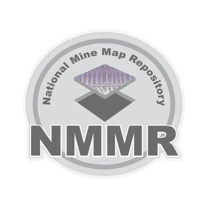 National Mine Map Repository - STICKER Vinyl Kiss-Cut Decal 6 Inch Transparent - The Sticker Space