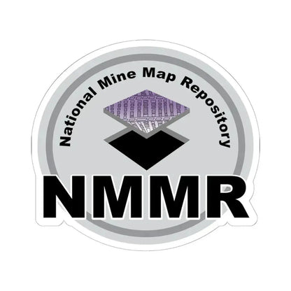 National Mine Map Repository - STICKER Vinyl Kiss-Cut Decal 6 Inch White - The Sticker Space