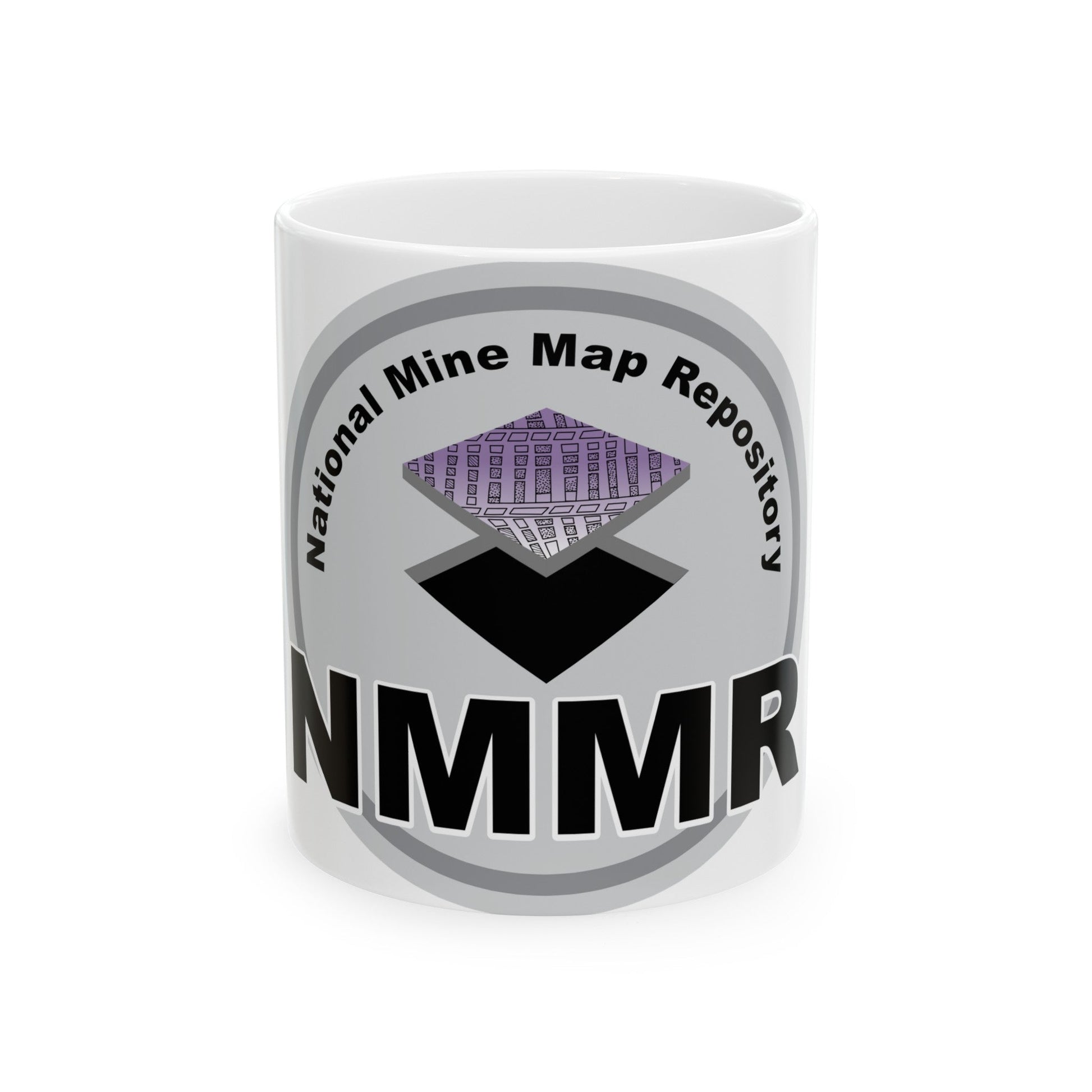 National Mine Map Repository - White Coffee Mug-11oz-The Sticker Space