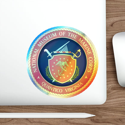 National Museum of the Marine Corps NMMC (USMC) Holographic STICKER Die-Cut Vinyl Decal-The Sticker Space