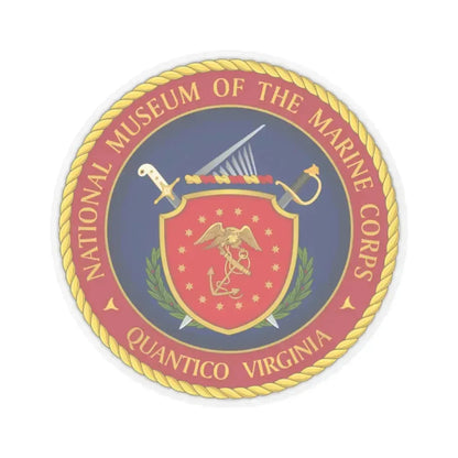 National Museum of the Marine Corps NMMC (USMC) STICKER Vinyl Kiss-Cut Decal 2 Inch Transparent - The Sticker Space