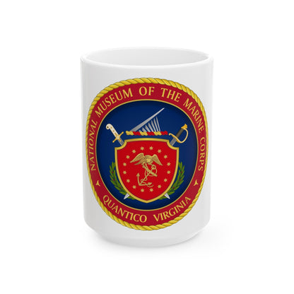 National Museum of the Marine Corps NMMC (USMC) White Coffee Mug-15oz-The Sticker Space