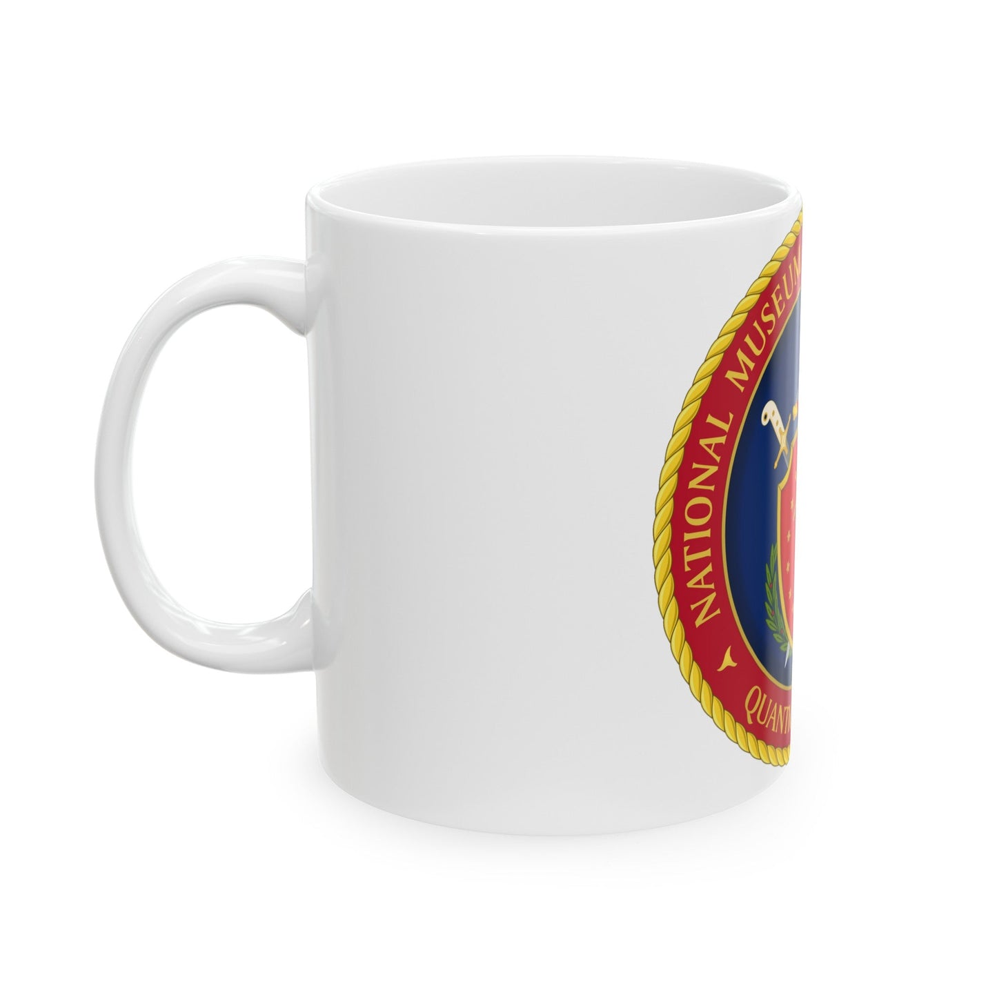 National Museum of the Marine Corps NMMC (USMC) White Coffee Mug-The Sticker Space