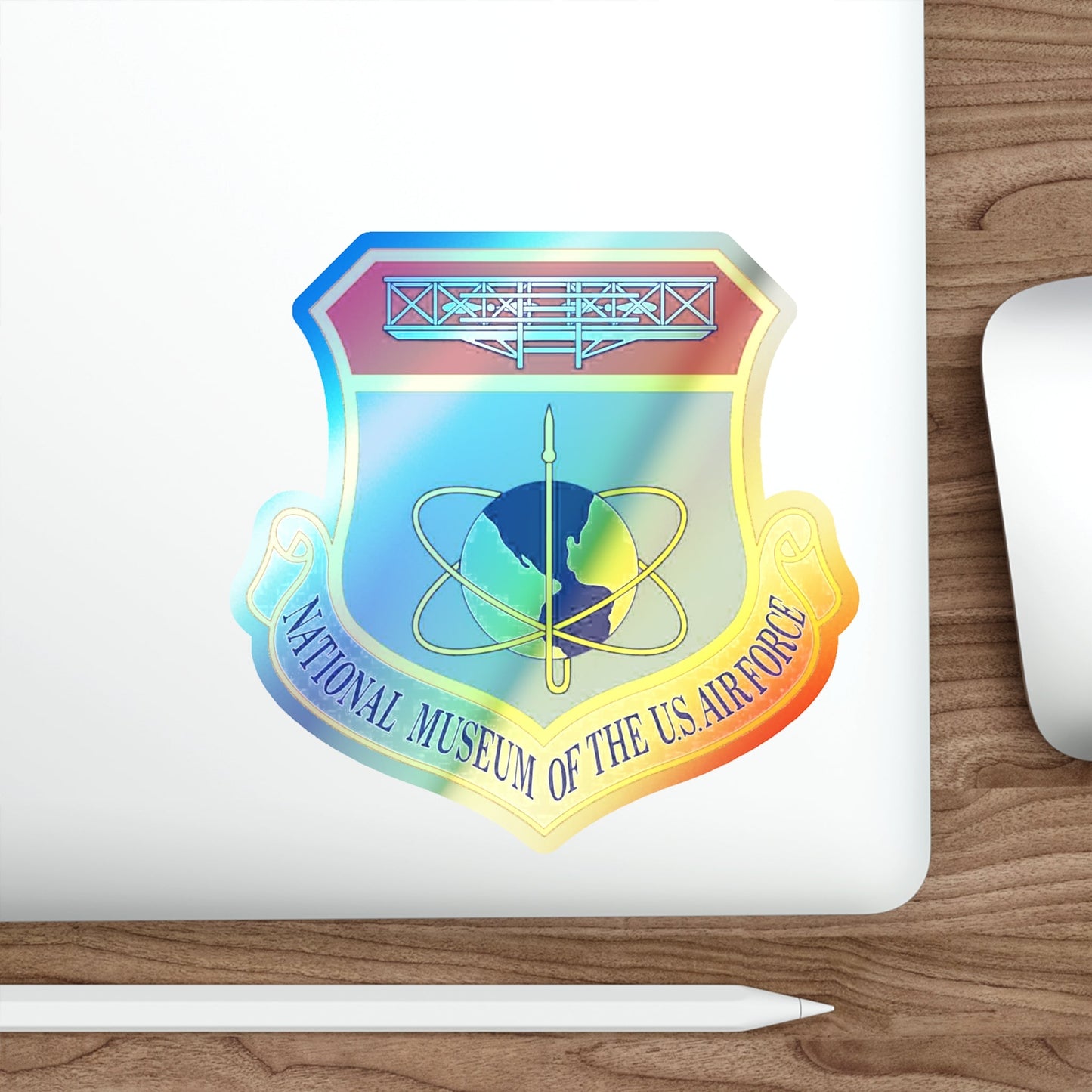 National Museum of the U.S. Air Force (U.S. Air Force) Holographic STICKER Die-Cut Vinyl Decal-The Sticker Space