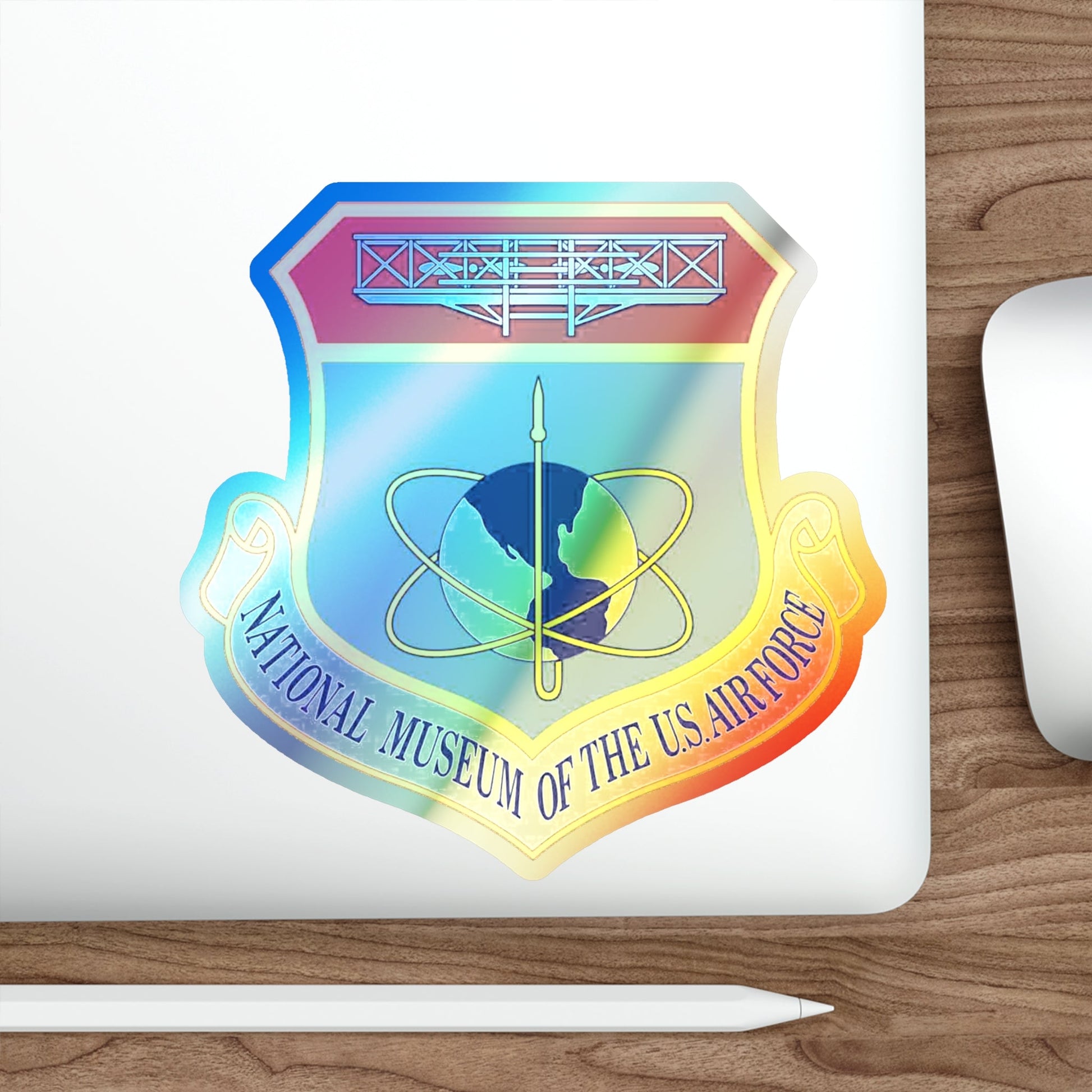 National Museum of the U.S. Air Force (U.S. Air Force) Holographic STICKER Die-Cut Vinyl Decal-The Sticker Space