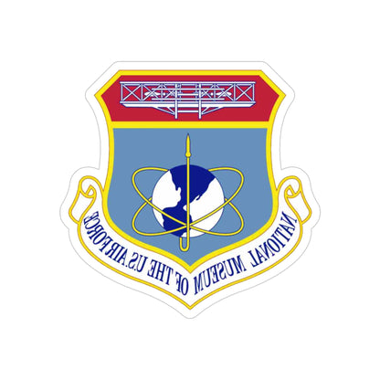 National Museum of the U.S. Air Force (U.S. Air Force) REVERSE PRINT Transparent STICKER-4" × 4"-The Sticker Space