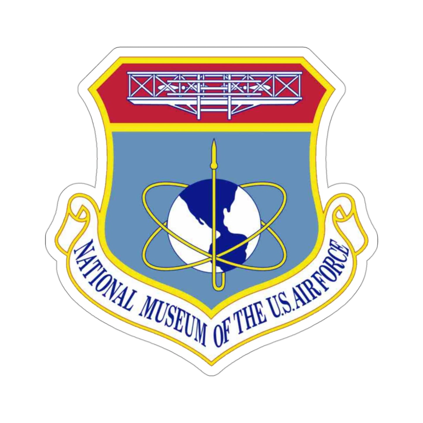 National Museum of the U.S. Air Force (U.S. Air Force) STICKER Vinyl Die-Cut Decal-3 Inch-The Sticker Space