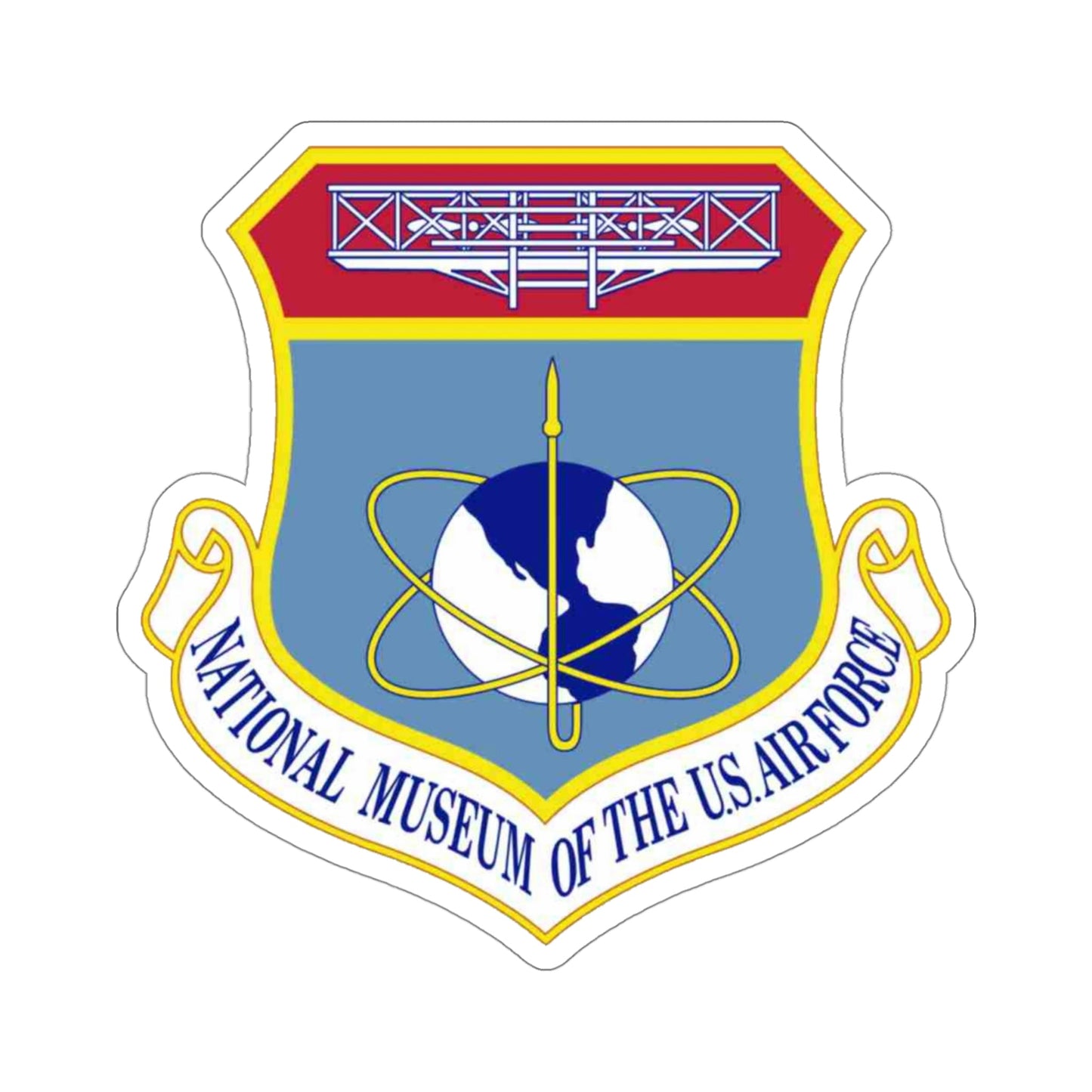 National Museum of the U.S. Air Force (U.S. Air Force) STICKER Vinyl Die-Cut Decal-4 Inch-The Sticker Space