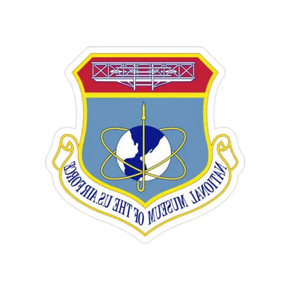 National Museum of the U.S. Air Force (U.S. Air Force) REVERSE PRINT Transparent Die-Cut STICKER 2 Inch Die-Cut Transparent - The Sticker Space