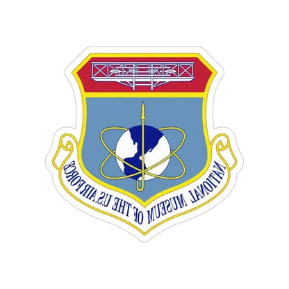 National Museum of the U.S. Air Force (U.S. Air Force) REVERSE PRINT Transparent Die-Cut STICKER 6 Inch Die-Cut Transparent - The Sticker Space