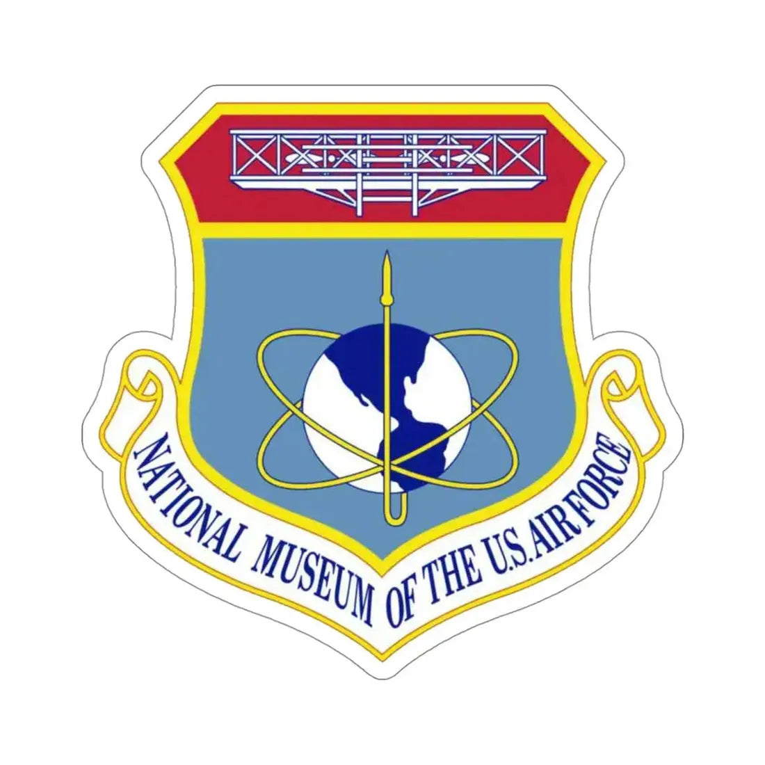 National Museum of the U.S. Air Force (U.S. Air Force) STICKER Vinyl Die-Cut Decal 4 Inch - The Sticker Space