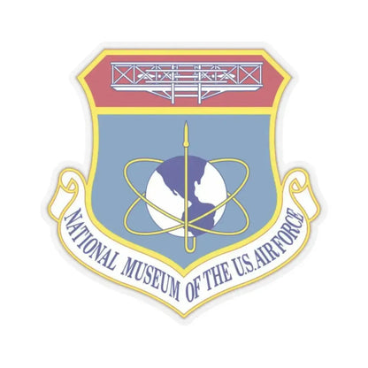 National Museum of the U.S. Air Force (U.S. Air Force) STICKER Vinyl Kiss-Cut Decal 4 Inch Transparent - The Sticker Space