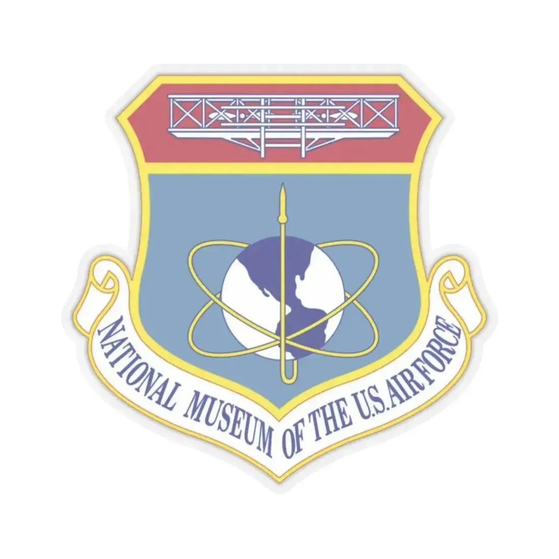 National Museum of the U.S. Air Force (U.S. Air Force) STICKER Vinyl Kiss-Cut Decal 6 Inch Transparent - The Sticker Space
