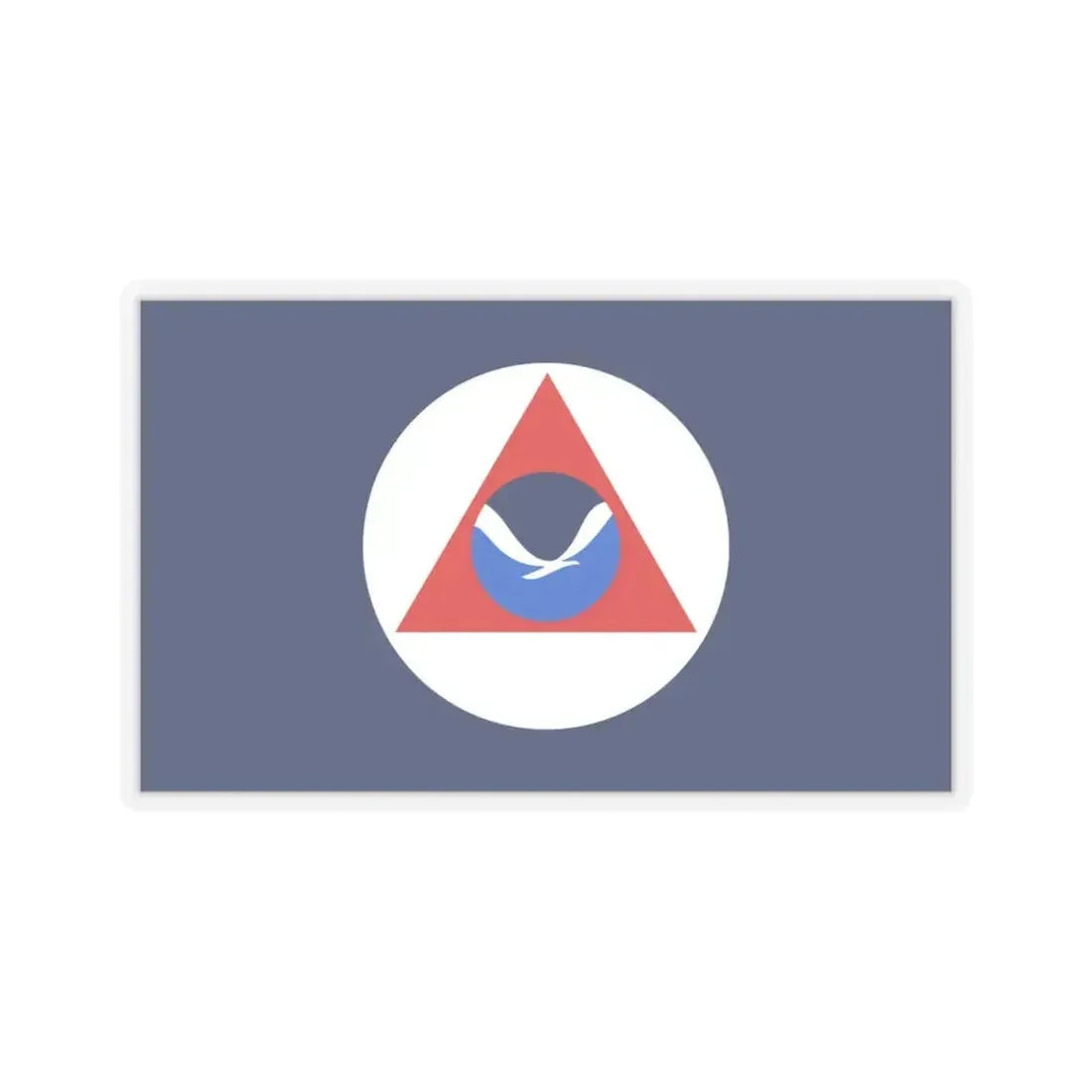 National Oceanic and Atmospheric Administration Flag - STICKER Vinyl Kiss-Cut Decal 4 Inch Transparent - The Sticker Space