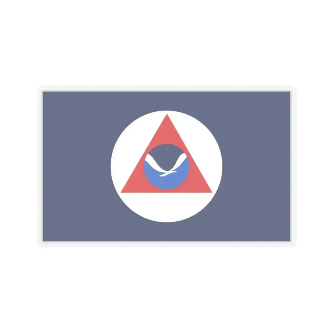 National Oceanic and Atmospheric Administration Flag - STICKER Vinyl Kiss-Cut Decal 6 Inch Transparent - The Sticker Space