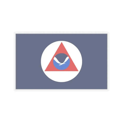 National Oceanic and Atmospheric Administration Flag - STICKER Vinyl Kiss-Cut Decal 6 Inch Transparent - The Sticker Space
